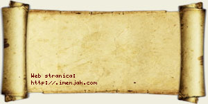 Isidora Veljović vizit kartica